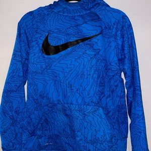 Blue hoodie